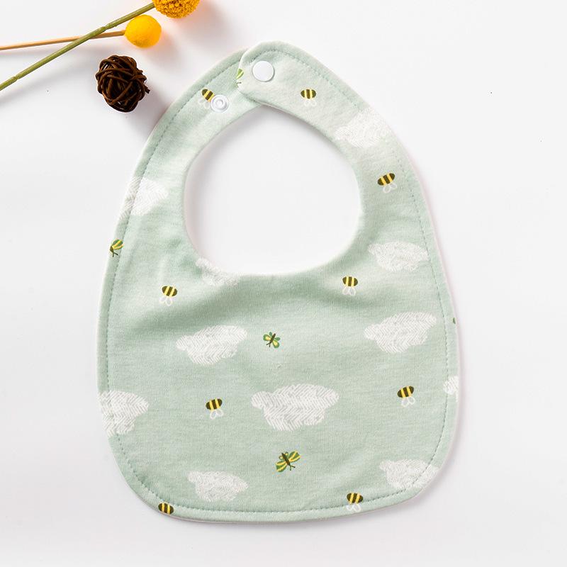 Thick Waterproof Baby Bib - Pure Cotton, Enlarged & Widened for Boys and Girls