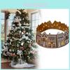 Led Gingerbread Christmas Tree Collar Decorative Holiday Accessory For Festive Trees