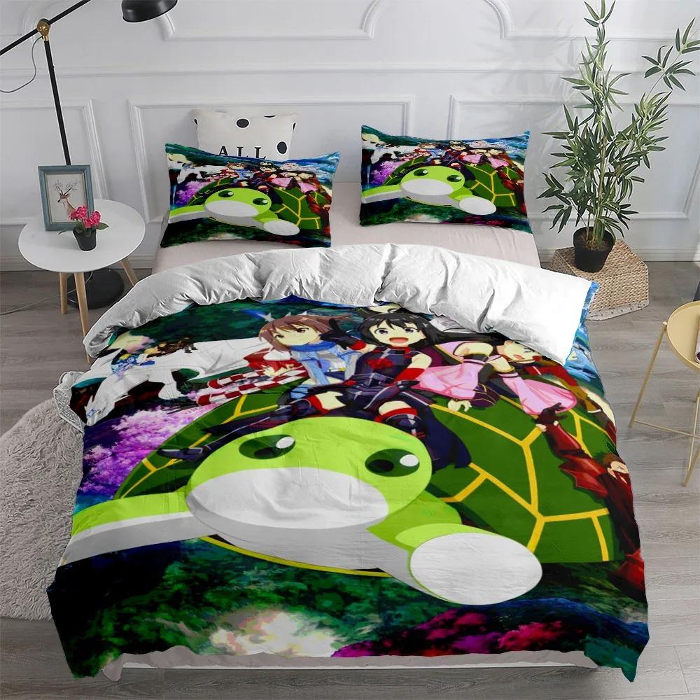 Gintama Anime Duvet Cover Set King Queen Double Full Twin Single Size Soft Bed Linen Set for Fans