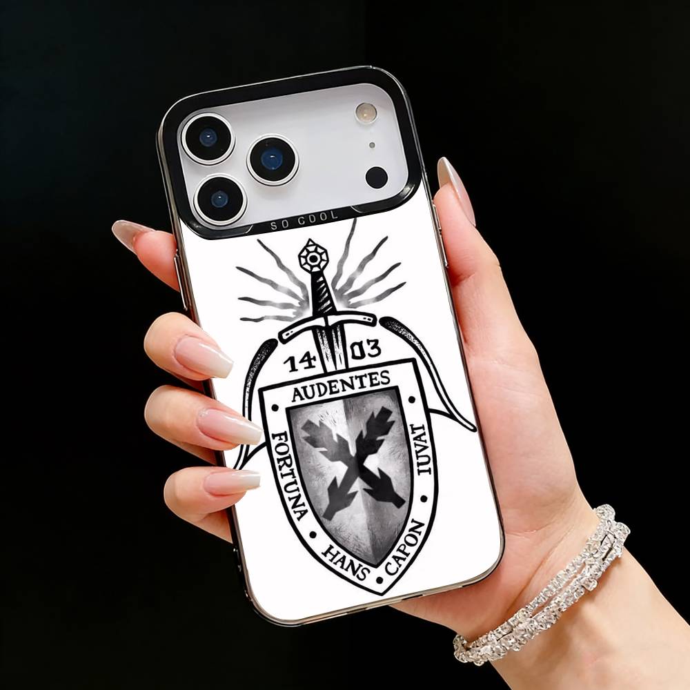 KCD K-Kingdom Come Deliverance 2 Phone Case For iPhone17, 16,15,14,13,12 Pro Max Black Candy Matte Shockproof Cover