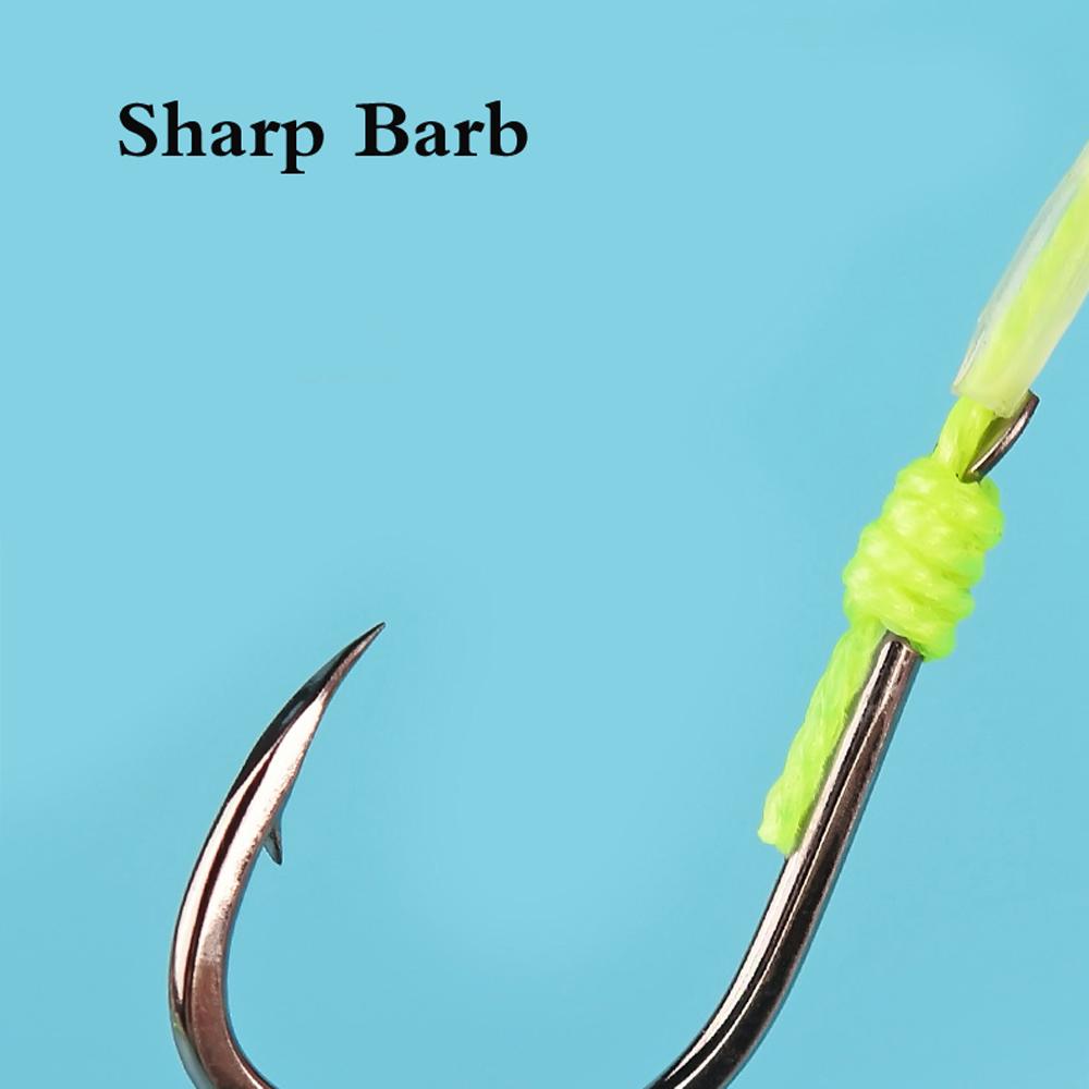 4pcs 2 Boxes Explosion Fishing Hooks Flap Carp String Hook Anti-Winding Spider Hooks Set High Carbon Steel Fishhooks for Stream 260319