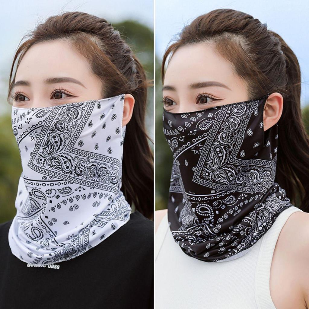 Summer Couples UV Protection Arm Sleeves & Neck Mask Set for Cycling