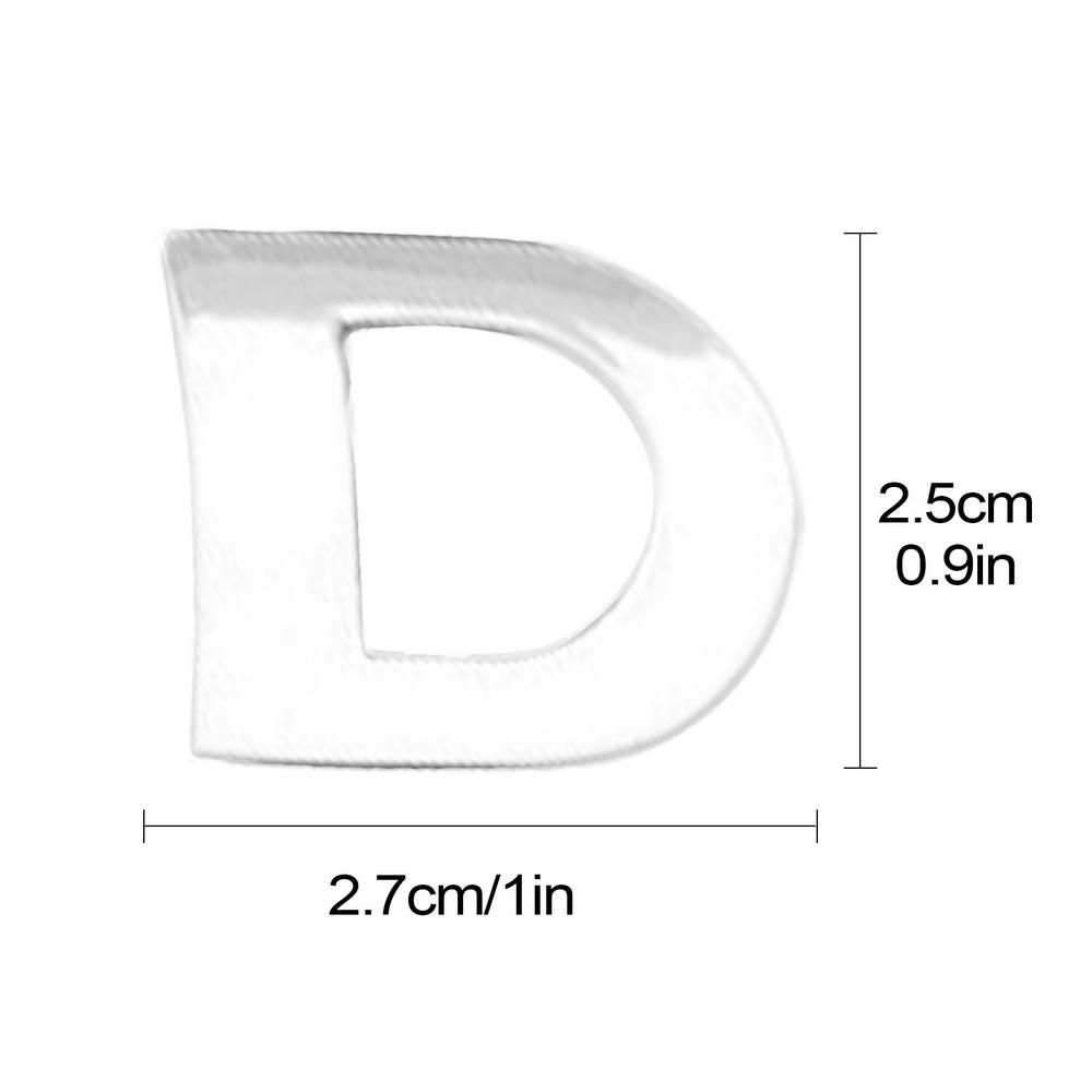 Adhesive Letter Stickers Dustproof Car Bumper Stickers Enhanced Durability Sturdy Car Stickers with 3D Design for Car Auto