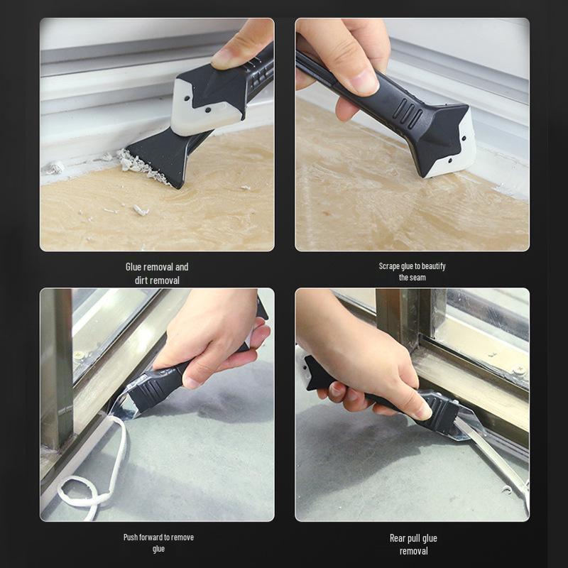 Multi-Function Caulking and Corner Scraper Tool