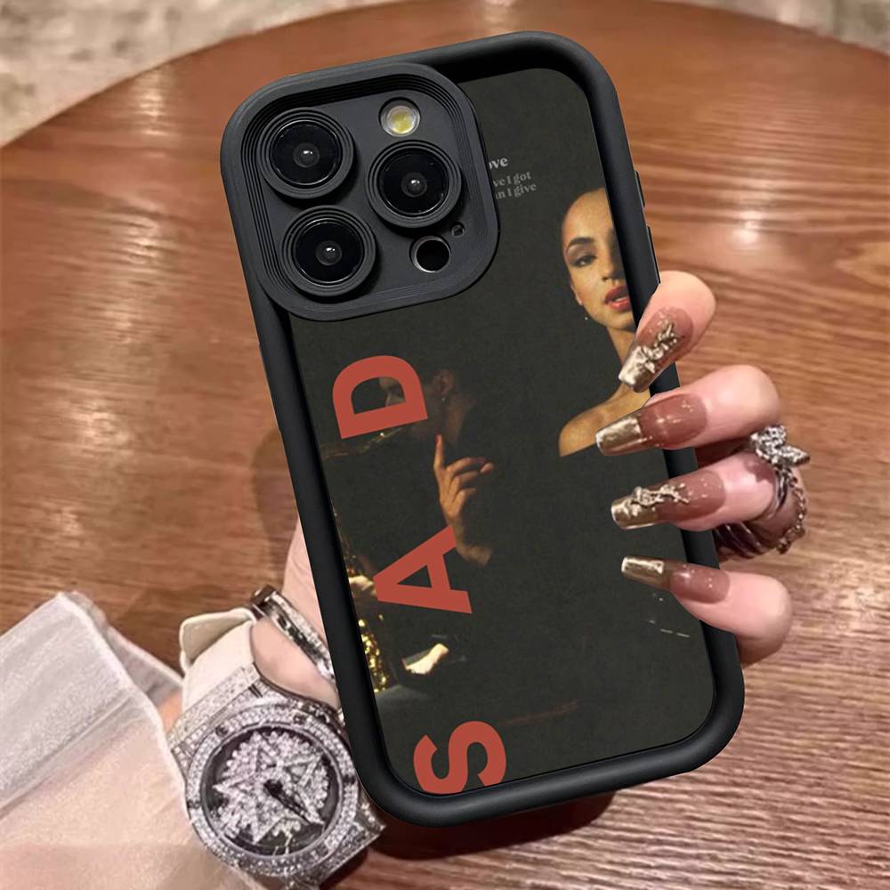 Singer Sade Adu Phone Case For IPhone 17 16 15 14 Plus 13 12 11 Pro Max Silicone Cover