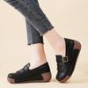 Women's Platform Loafers Lady Creepers Coffee Tassels Thick Sole Casual Slip on Height Increase Low Shoes