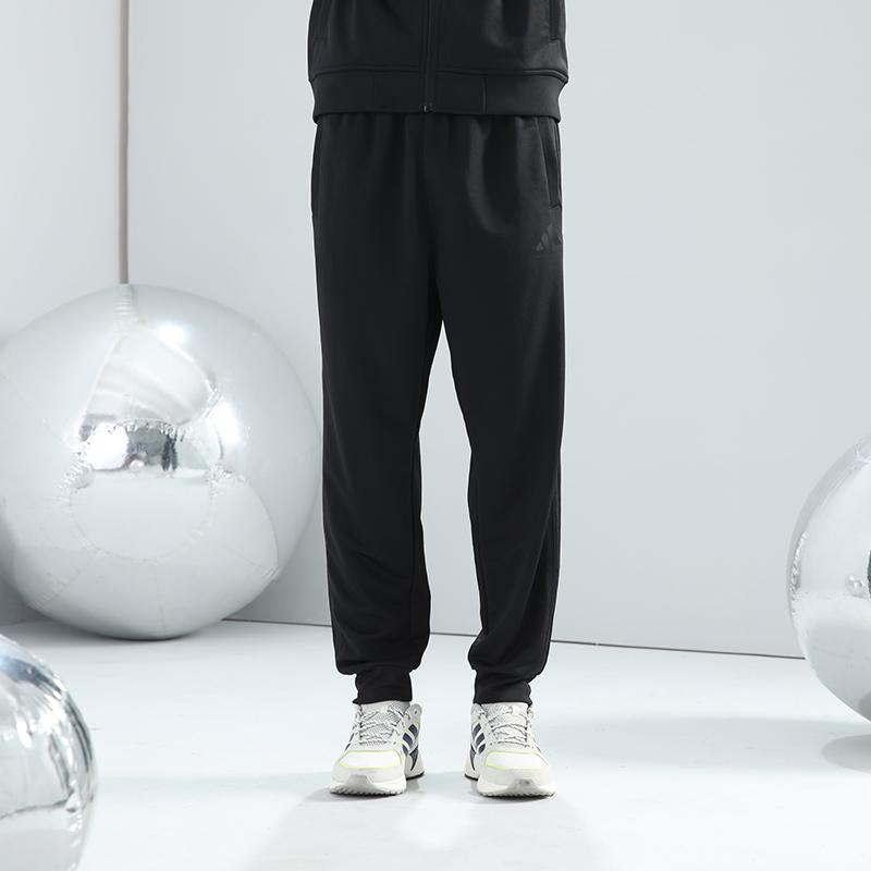 Adidas Vintage Three Stripes Mid-Rise Tapered Strick-Jogginghose Unisex-Jogginghose Schwarz TR30P1T-BB