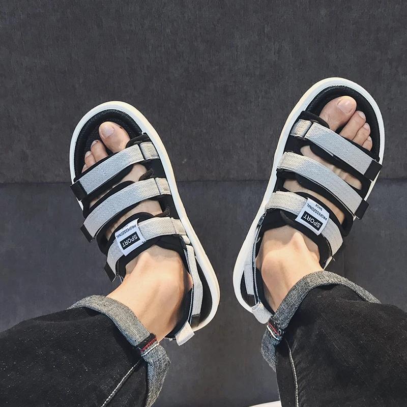 Fashion Summer Men's Sandals 2025 New Sandals Slippers Non-slip Waterproof Wading Shoes Beach Flip-flops Soft-soled Slippers Men's Shoes