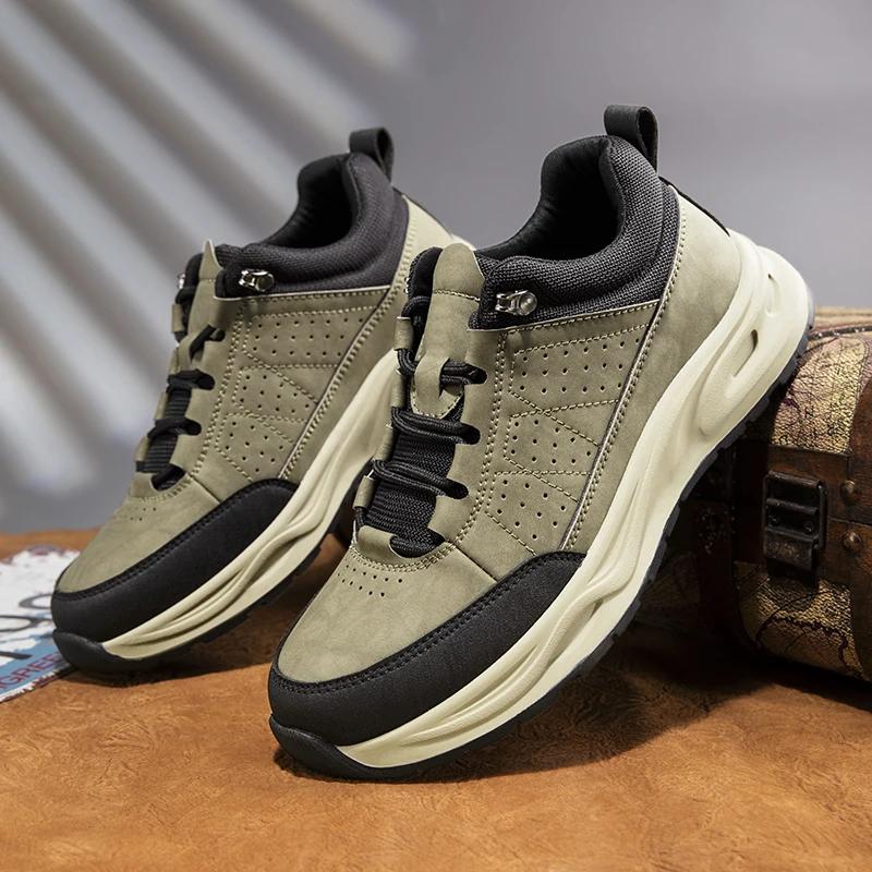 

Leisure Walk Man Footwear Casual Shoe Non Slip Comfy Lightweight and Durable Mountaineering Shoes Outdoor Hiking Men Sneakers 38