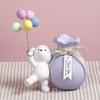 Bear vases Flower Decorations Household Ornaments Home Living Room Decor Accessories Interior Office Desktop Decor Gift