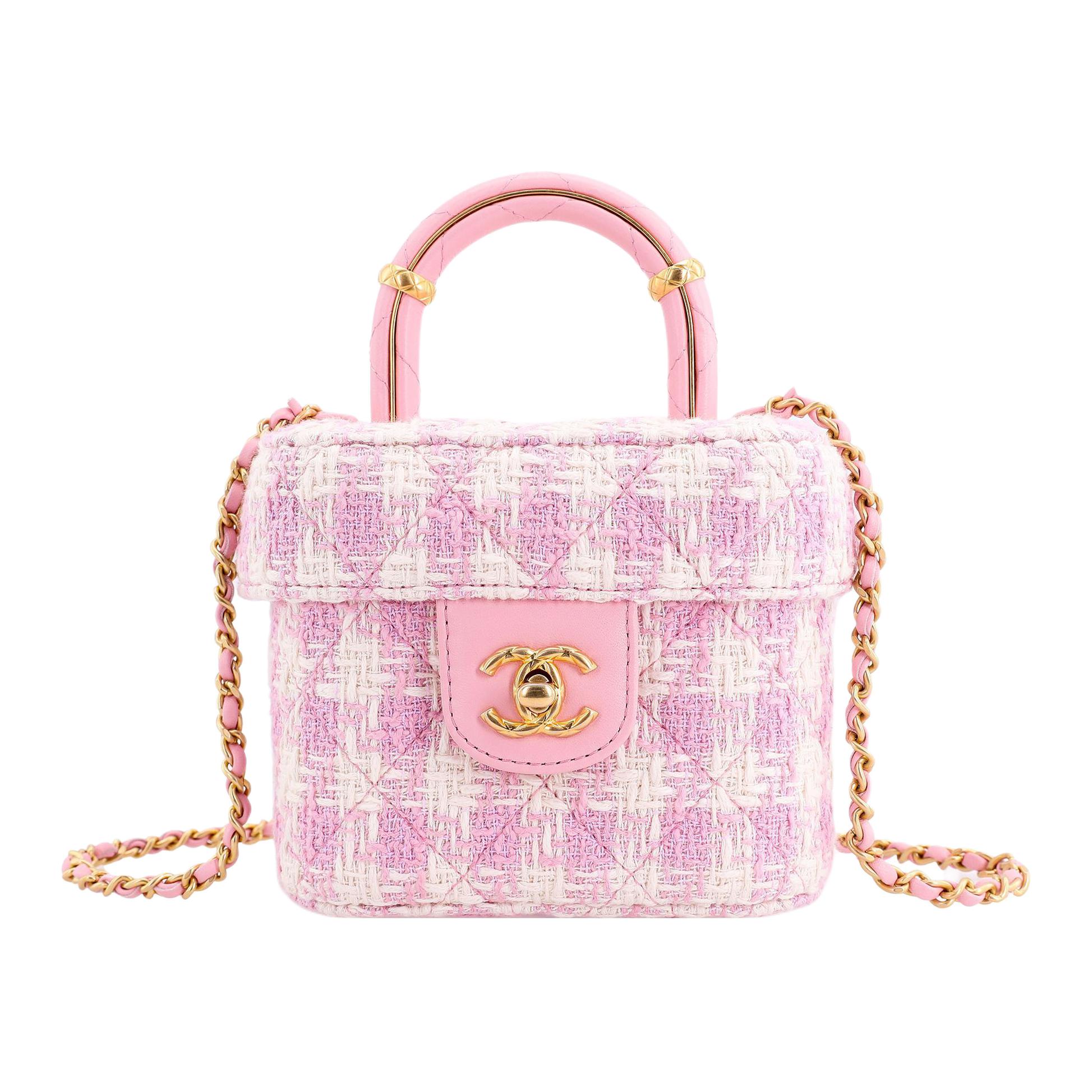 

Chanel AS3973 Чорний Жіночий Gift Set(Basic Set+Box+Shopping Bag) рожевий/білий