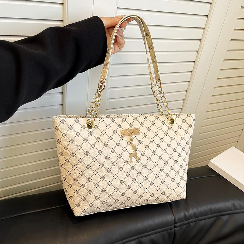 Women Luxury Design Tote Bag Large Capacity Handbag Fashion Printing Shoulder Bag Trendy New Shopping Bag Premium