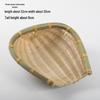 Handmade Bamboo Weaving Sieve Basket Storage and Snack Plate Set