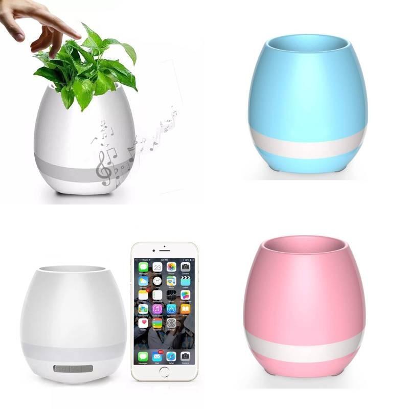 Flower Portable Bluetooth Lamp Speaker Night Light Bedroom Occasions Festive