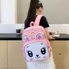 Trendy Lightweight Nylon Kindergarten Backpack For Kids Cute Cartoon Design Unisex