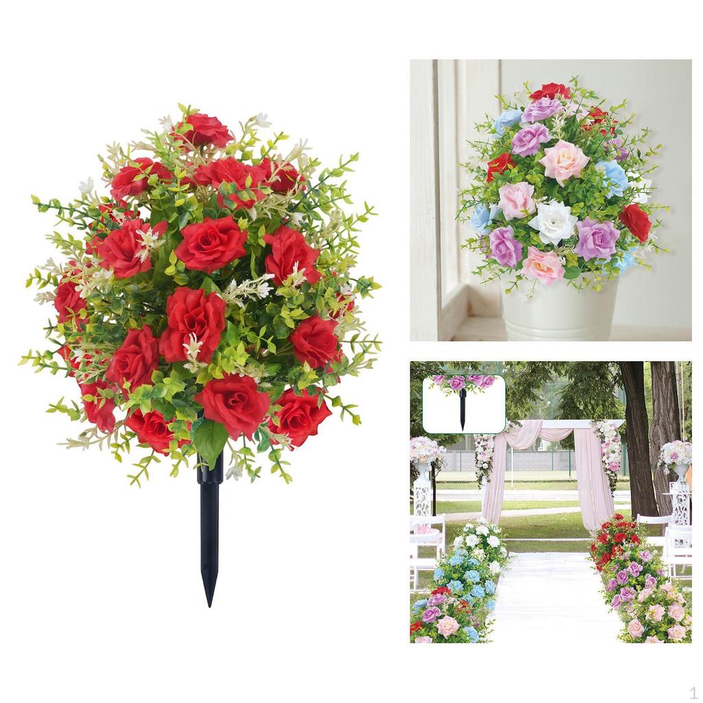 Artificial Commemorative Flower with A False Stake -based Plant at The Table of