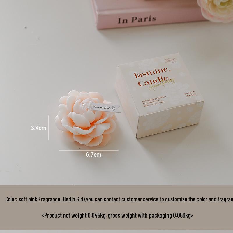 Jasmine Scented Candle - Creative Fragrance Ornament for Mother's Day Gift or Party Favor