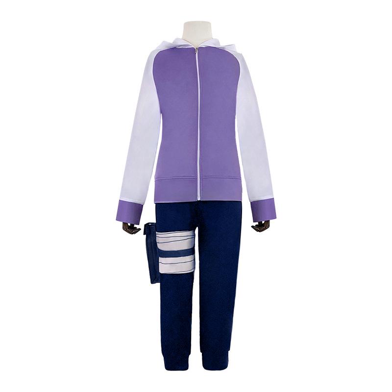 Hinata Hyuga Battle Suit Cosplay Costume from Naruto Shippuden S