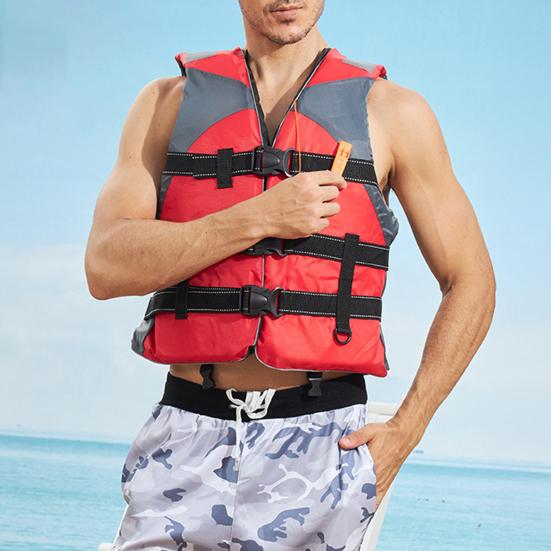 Life with Over Retractable Seat Belts Vest 100N Safety Flotation Garment