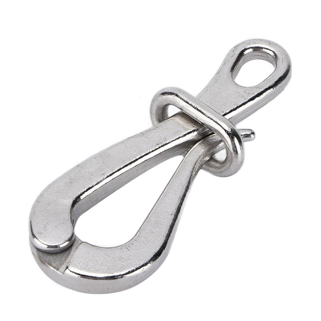 4in Quick Release Hook for Lifeboats 316 Stainless Steel Polished Antirust Boat Hardware Accessories