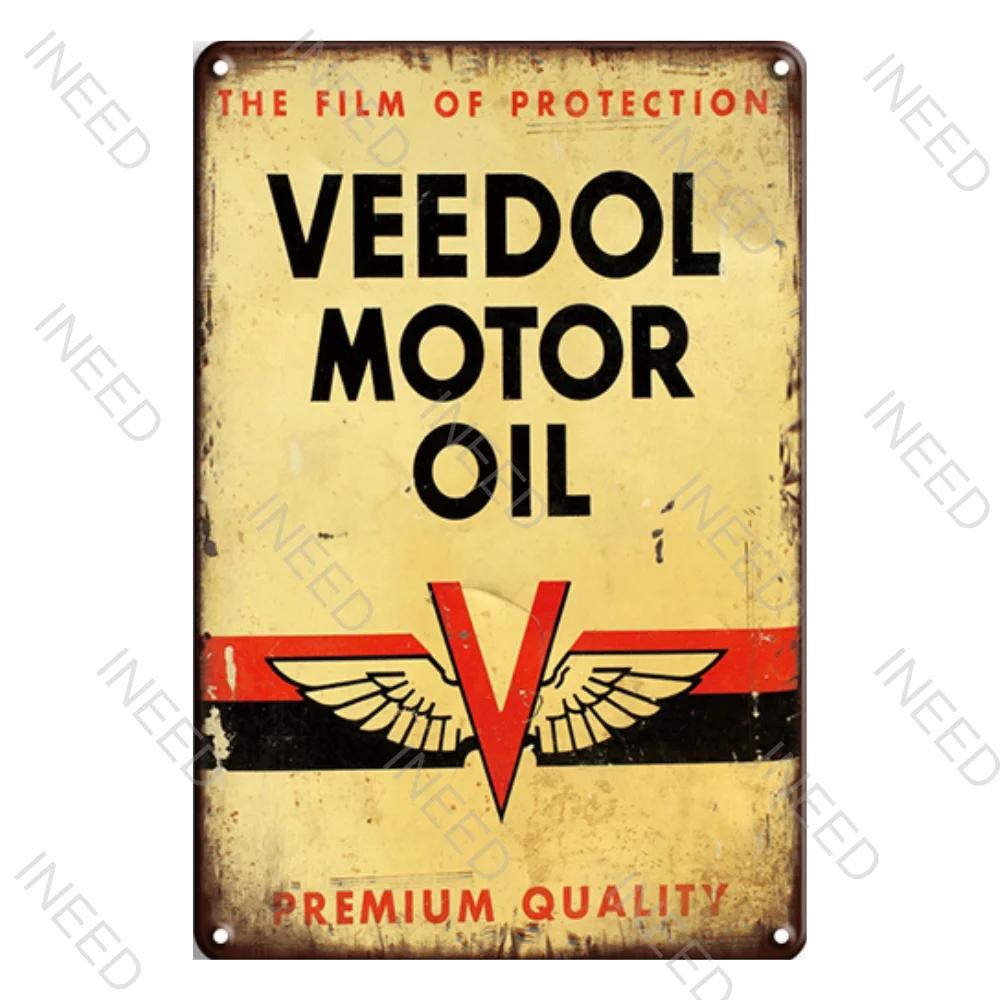 Vintage Metal Tin Signs  NGK Spark Plugs Gulf Garage Oil Motor Posters Wall Decoration Man Cave Cafe Club Retro Posters Plaque