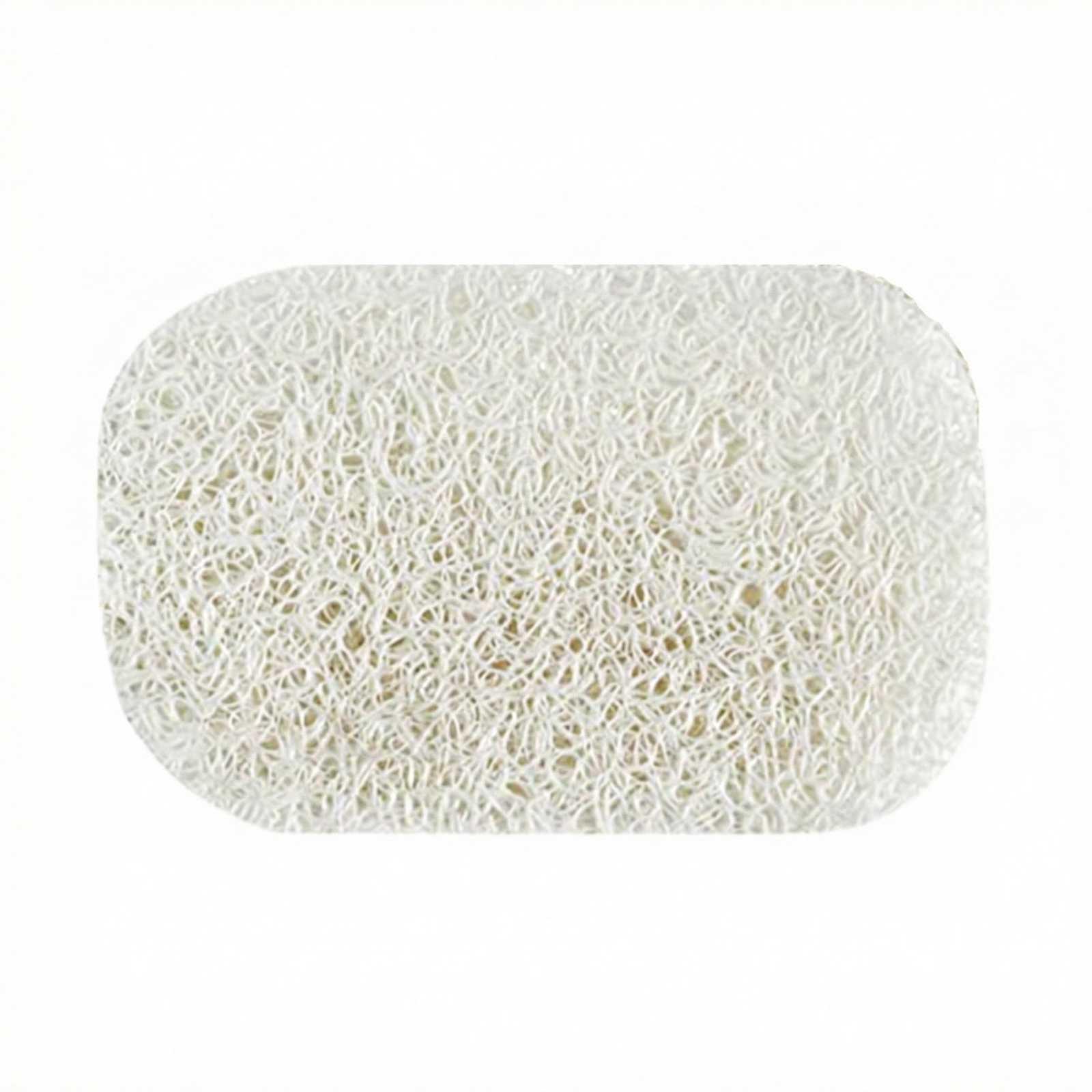 

4 Pc Soap Dish Soap Holder Accessory PVC Premium Material Non- Soap Dishes Holder One Size білий