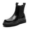 Mode Herren Casual Chelsea Boots Herbst Winter Schuhe Cowboy Original Lederstiefel Party Bankett Kleid Plateau Klobig Knöchel Botas Männer