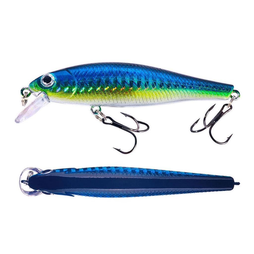 9g Slow Sinking Minnow Lure for Stream, Creek, and Sea Fishing
