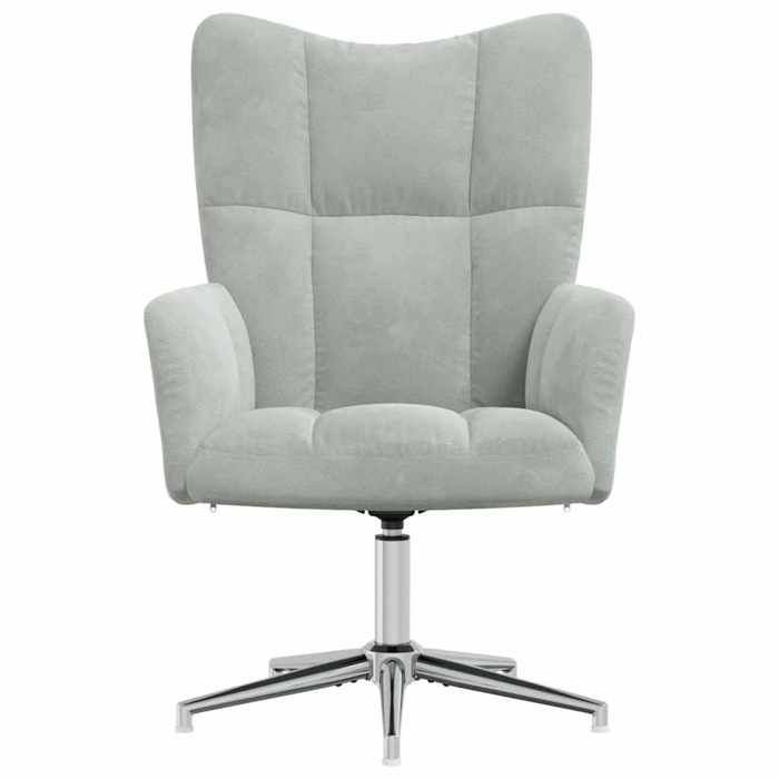 VidaXL Relaxation Chair Recliner Chair Relaxation Seat Lounge Chair Living Room Interior Grey 328117