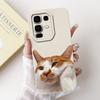 Für Infinix Note 50 Pro Plus Hülle Silikon Kawaii Niedliche Katze Lustig Bemalt Stoßstange Für Infinix Note 50 Pro+ Handyhülle X6856