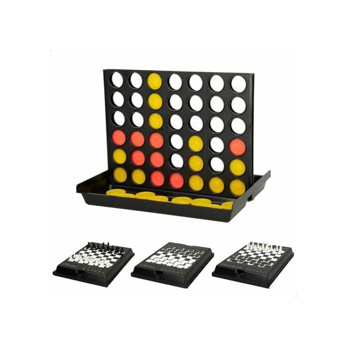 Ensemble de jeux 4 en 1 - COLOR BABY - Multicolore - Plastique - Pour enfants 5+ - 6 unités - 25x20x18,5 cm