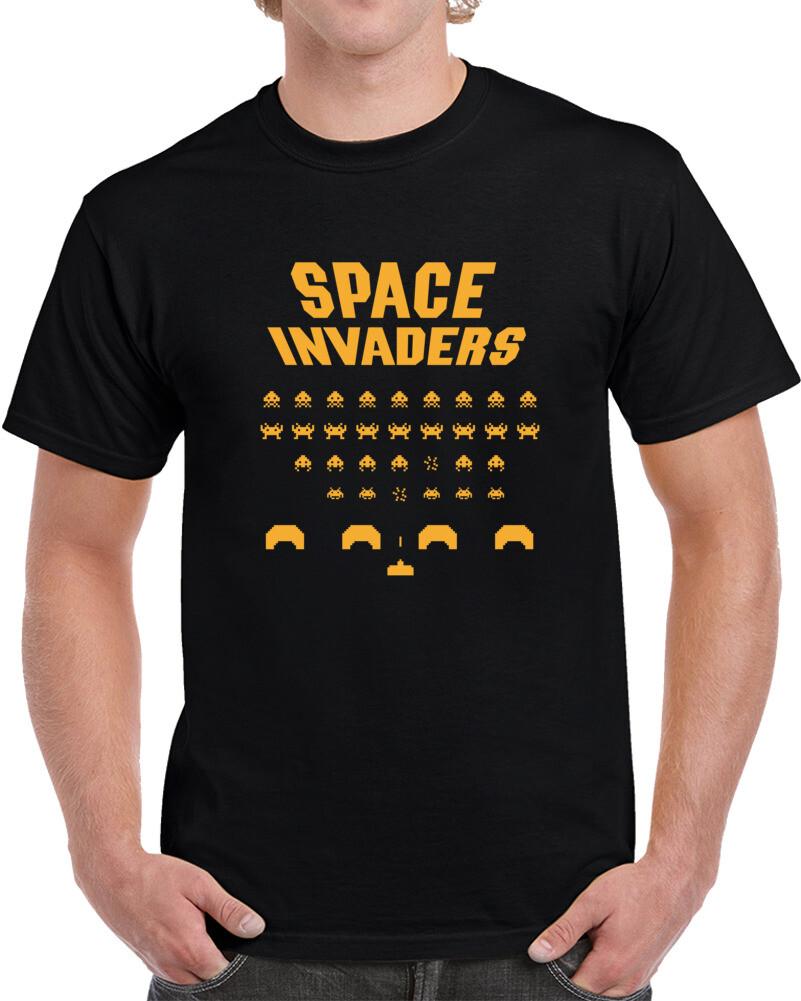 Space Invaders Ready Player One T Shirt Mens Womens Tees Top S