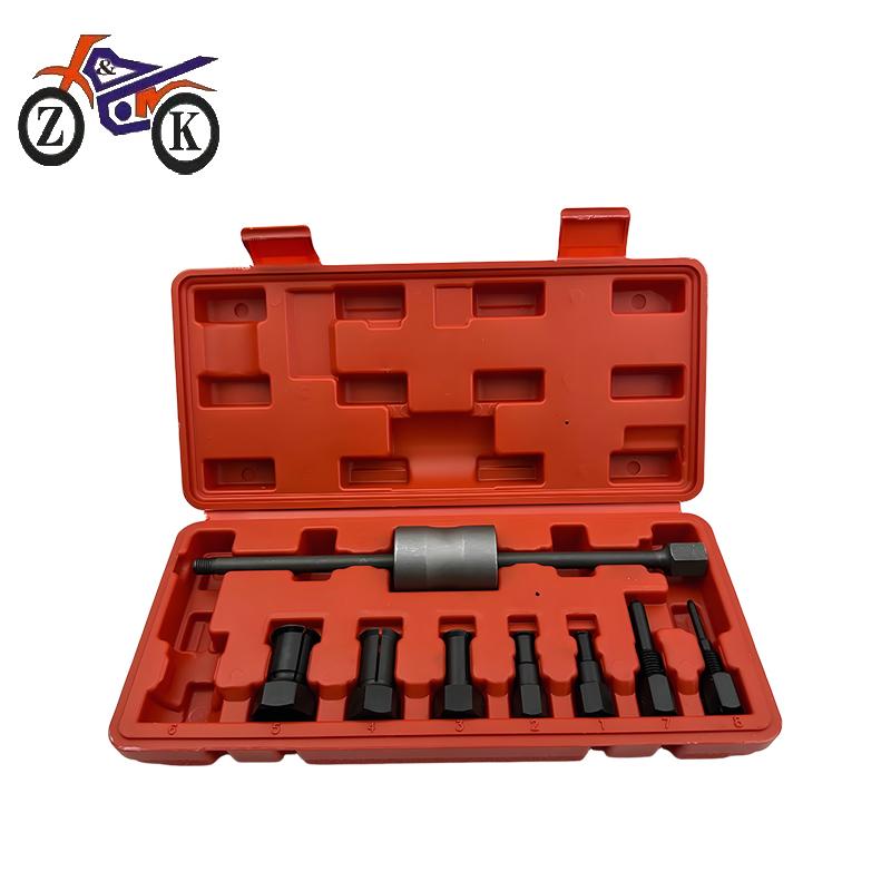 Motorcycle Disassembly Tool Inner Diameter Blind Hole Bearing Puller Set Hand Tool Bearing Remove Bearing Extractor 8PCS 10-25MM