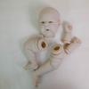NPK 24-inch Onafgewerkte Reborn Pop Kit Limited Edition Gounchi met Stoffen Lichaam En Oogbollen DIY Poppenonderdelen voor Verzamelaars