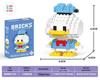 Cartoon Figurine Compatible Lego Bricks: Educational Micro Bricks Assemble Toy for Children