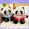 Wear Uniform School Panda Plush Toy Stuffed Animal Doll Kids Gifts Birthday
