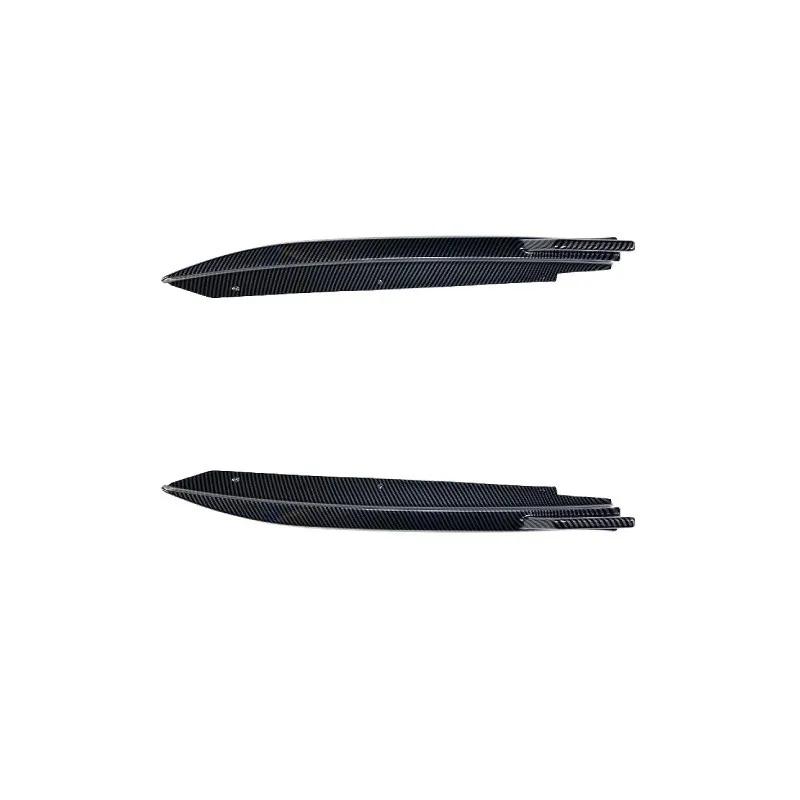 2pcs Car Rear Bumper Wrapping Corner For BMW 5 Series G30 M-Tech 525i 530i 540i 2017- Diffuser Splitter Body Kits