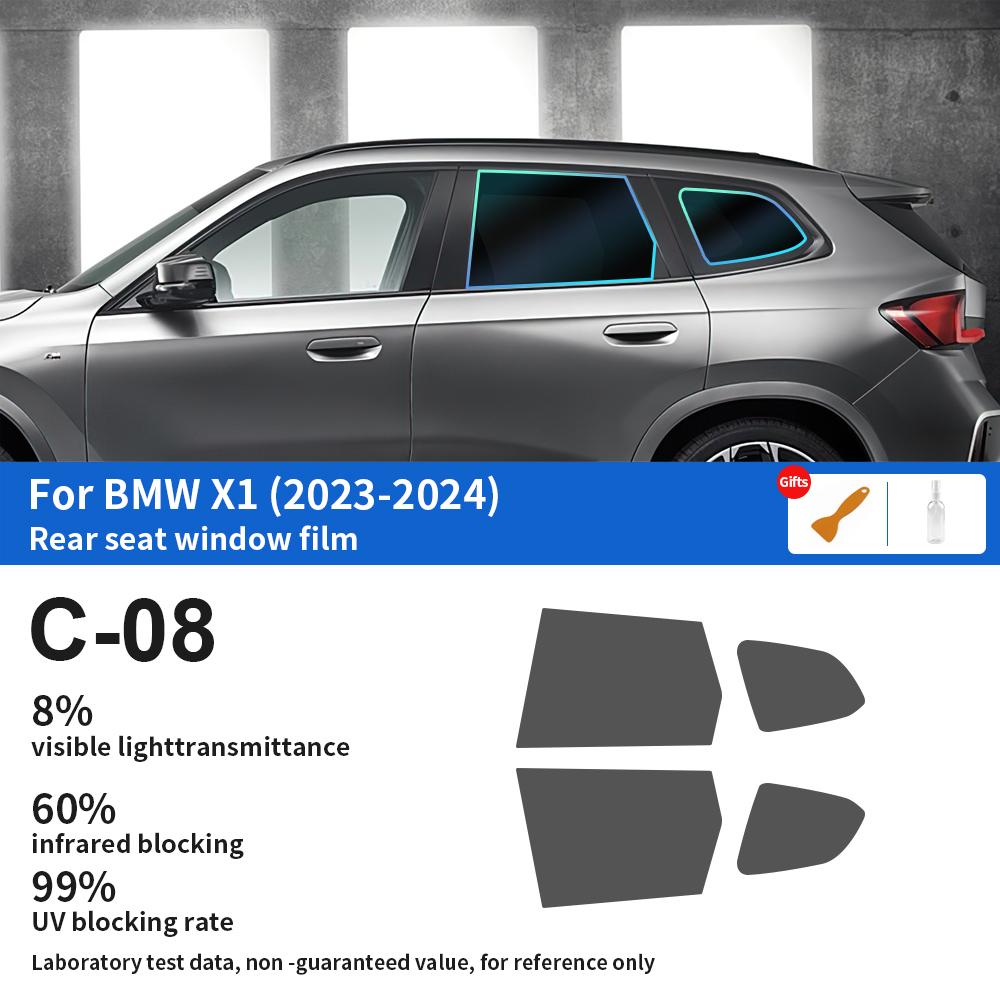 

For BMW X1 U11 2024 Pre-Cut Easy tall Car Window Tint Film Kit Solar Tinted Film Privacy,Heat &UV Protection VLT 35 percent