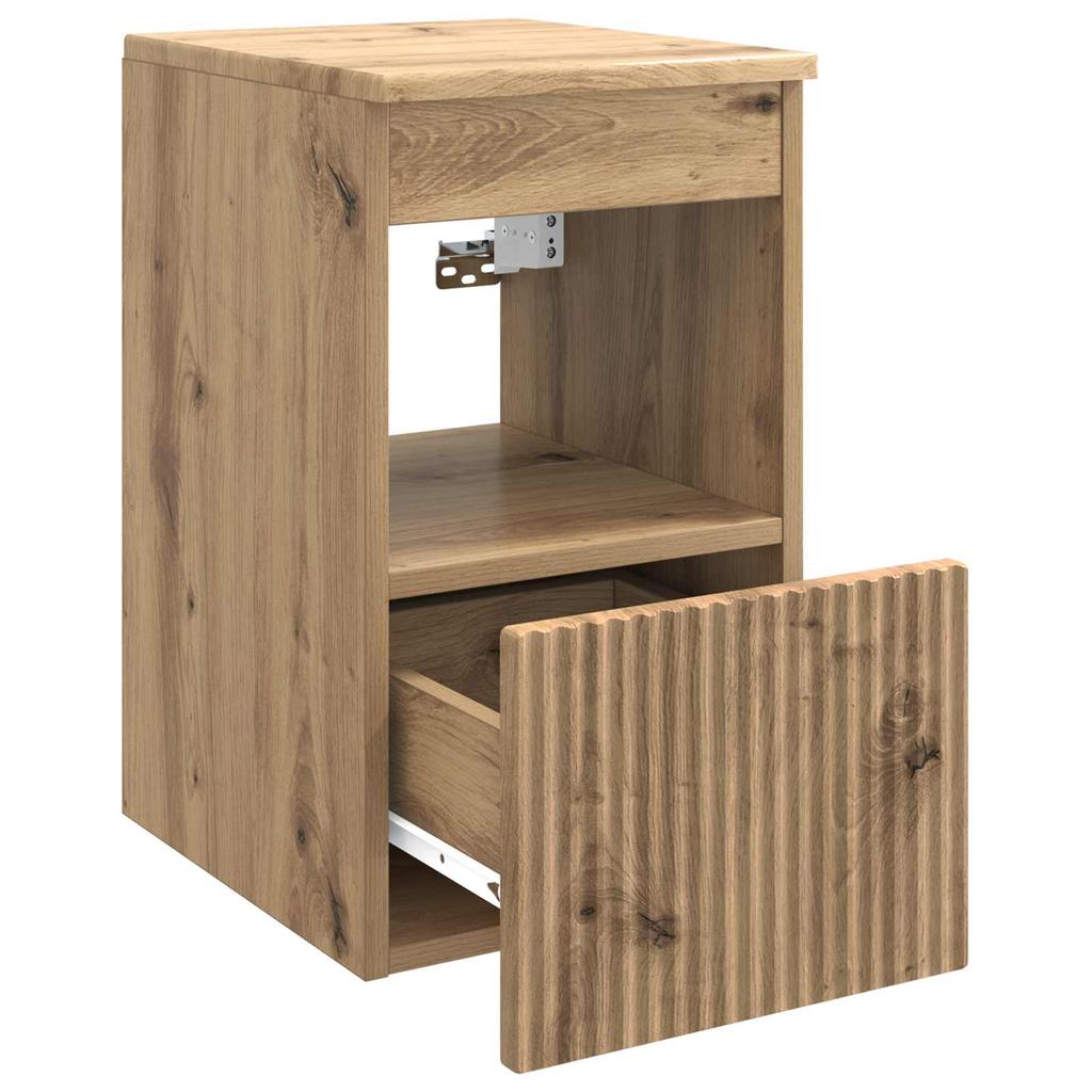Bathroom Cabinet Artisan Oak 30 X 35 X 50 Cm Particleboard