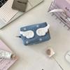 small cute Travel Makeup Case Purse Cute Angel Wings Women's Storage Bag Star Bowknot Female Denim Cosmetic Bags