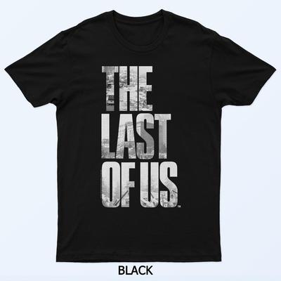 The Last of Us City View Logo Lettering Video Game T-Shirt