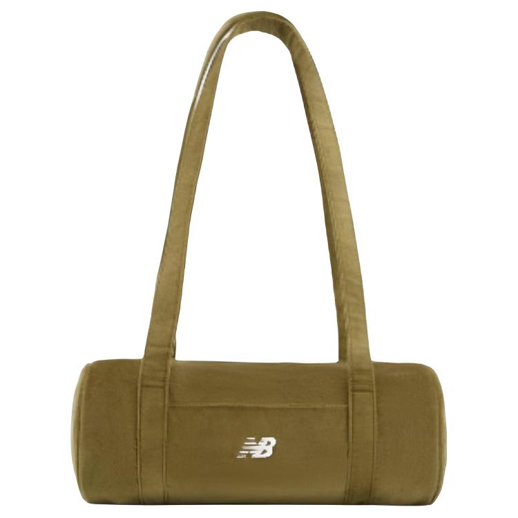 New Balance Fabric Cylinder Bag, Shoulder Bag Unisex Olive CGN LAB54404