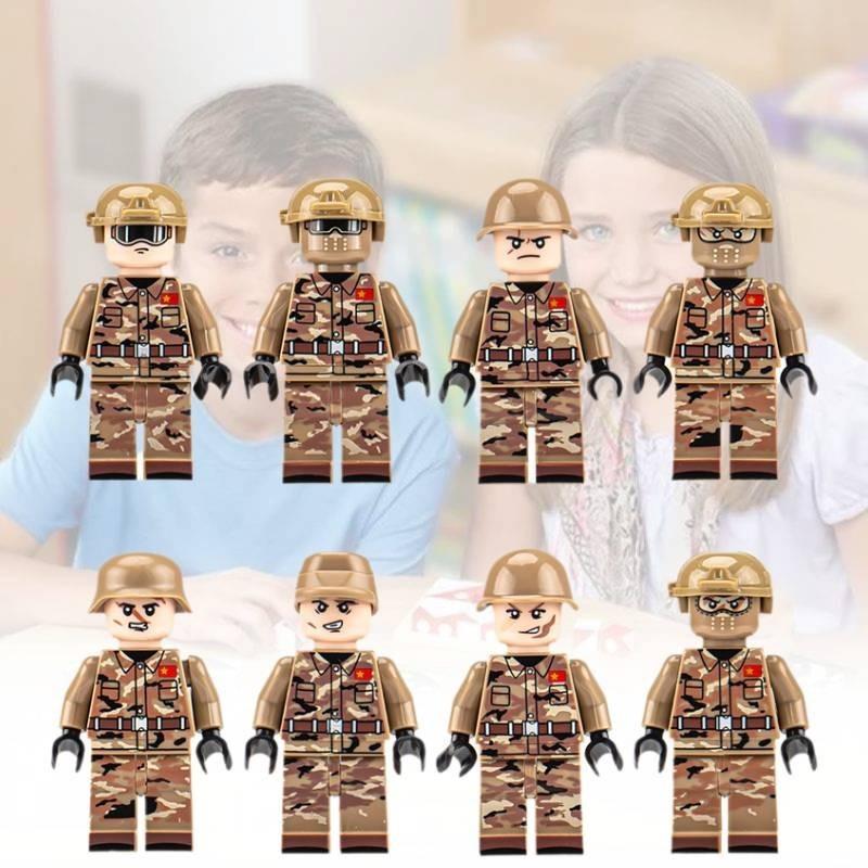 Military Building Block Set With Diverse Army Navy And Minifigures For Creative Play
