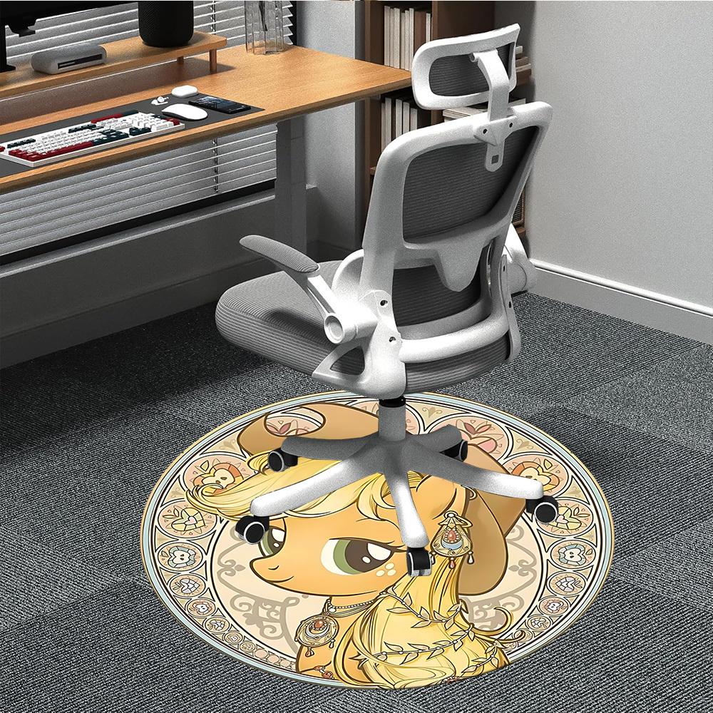 

1pc My Little Pony Office Round Area Rug, Under Office Chairs Bedroom Living Room Home Decor, Room Decoa1022120 80cm by 80cm