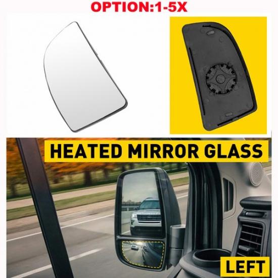 Driver Left LH Side Power View Mirror Glass For 2015- Ford Transit-350 1-5x