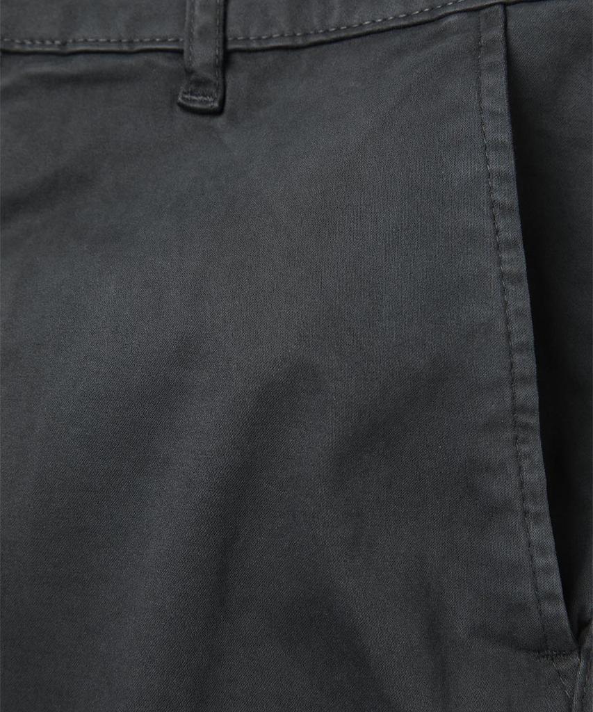 PANICALE Slim Fit Cotton Pants [Charcoal]