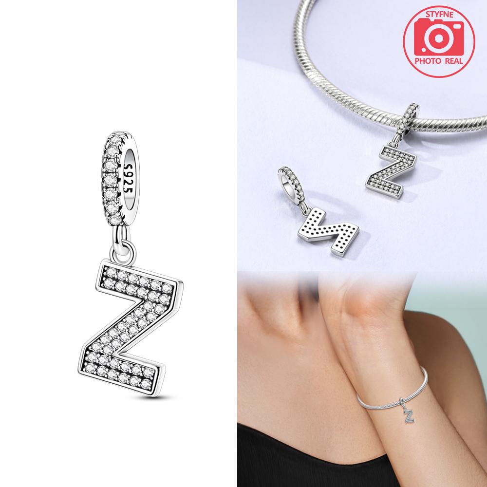 Sparkling Full Monogram Pendant Copper Colors For Charms Copper Colors Original Bracelet For Jewelry Making