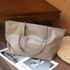 Dou Xiaozhu Retro Soft Leather Large Tote Bag