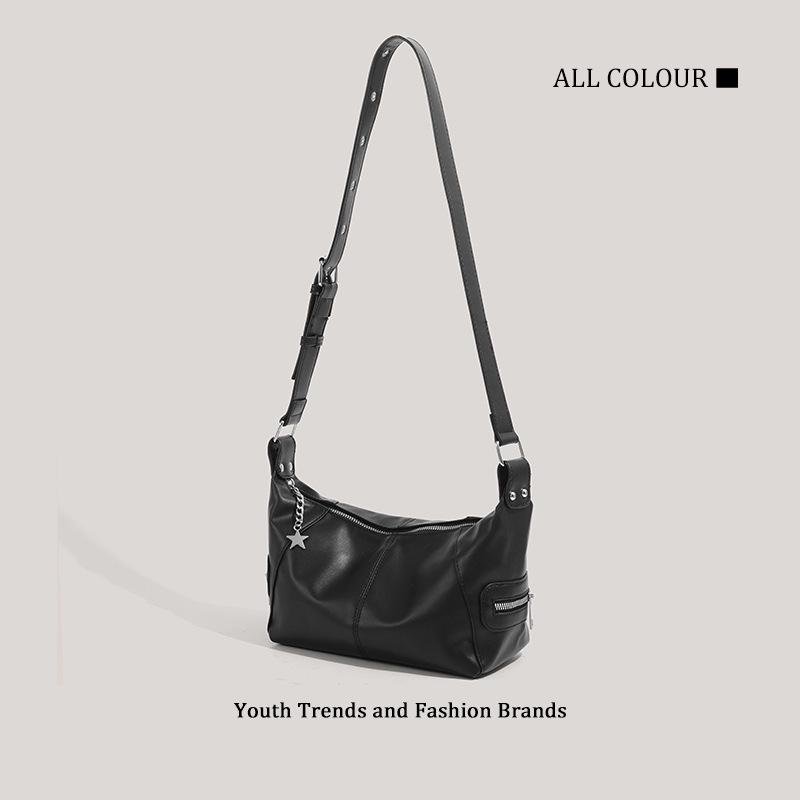 2025 Punk Style Underarm Motorcycle Crossbody Bag for Spicy Girls