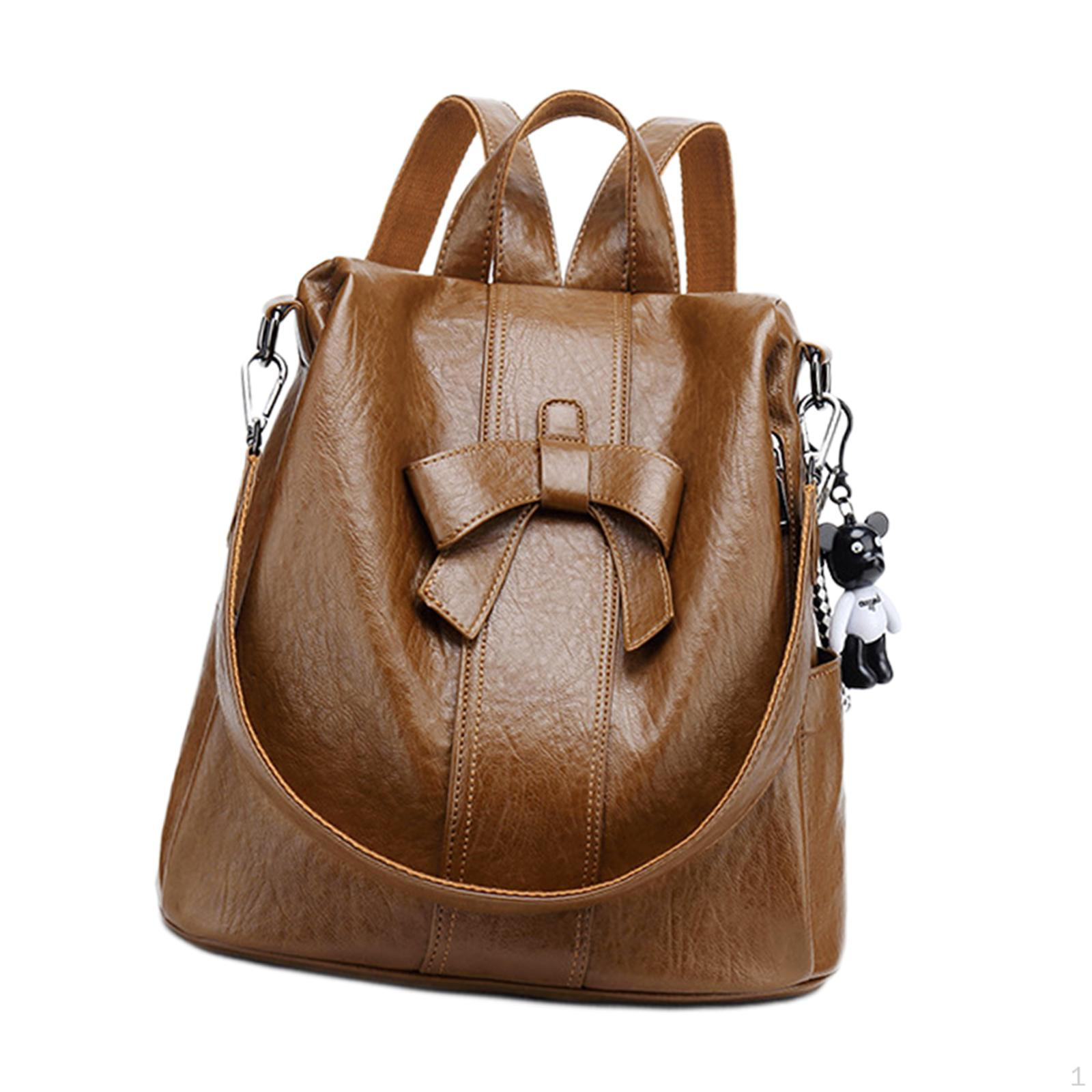 Шикарный женский рюкзак с элегантным акцентом в виде банта и регулируемыми плечевыми ремнями